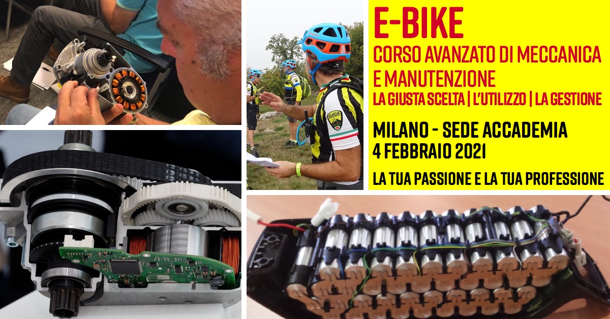 E-Bike, corso di specializzazione sull’utilizzo e la manutenzione delle biciclette a pedalata assistita